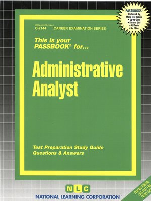 cover image of Administrative Analyst